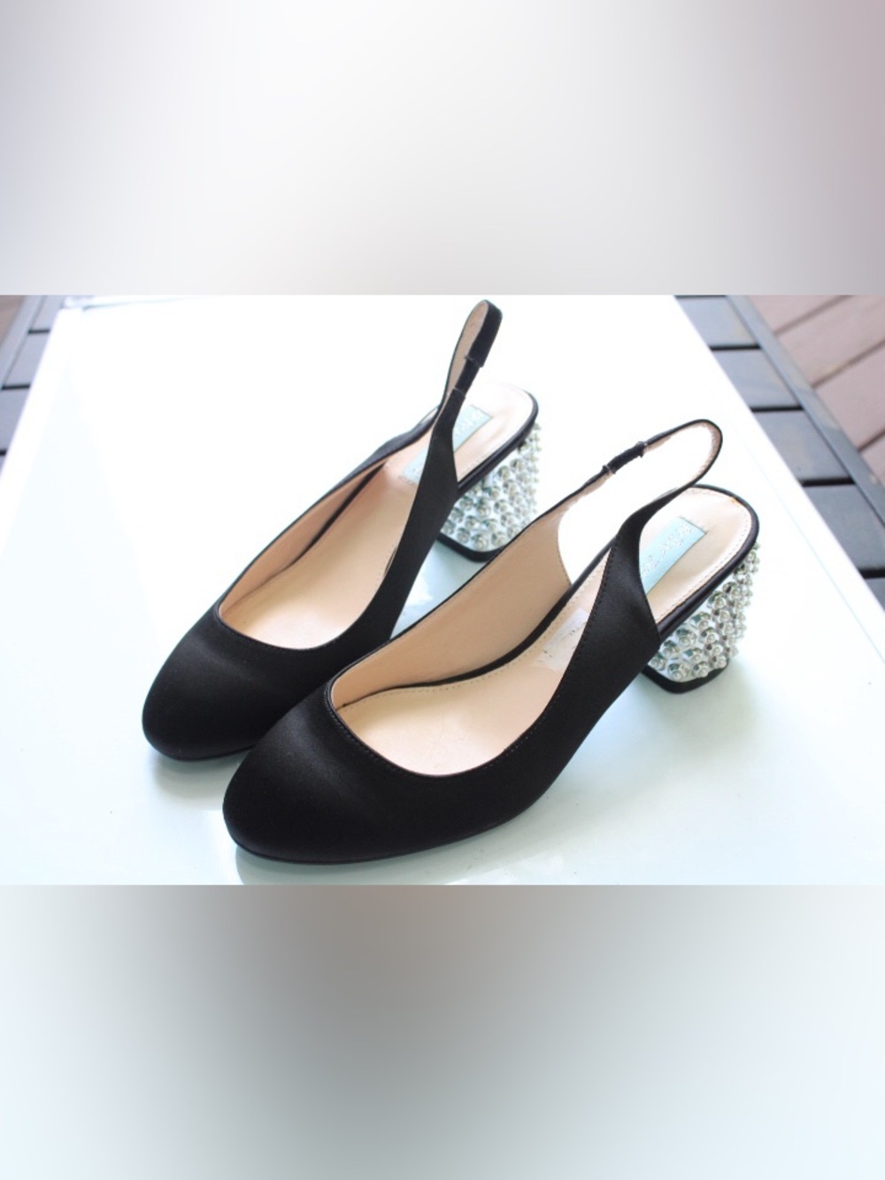 Betsey Johnson sling back pumps